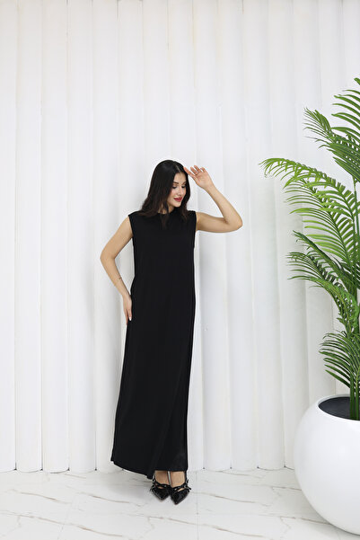 FAYLİN STORE Εσώρουχα Φόρεμα Zero Sleeve Βαμβακερό χτενισμένο βαμβάκι