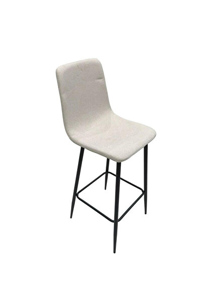 DEC17 Modern design bar stool with metal legs.