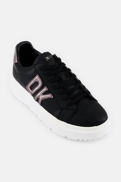 Dkny Women Marian Lace Up Sneakers, Black
