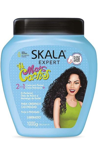 Scala 2-in-1 Moisturizing Treatment Cream for Detangling and Anti-Frizz