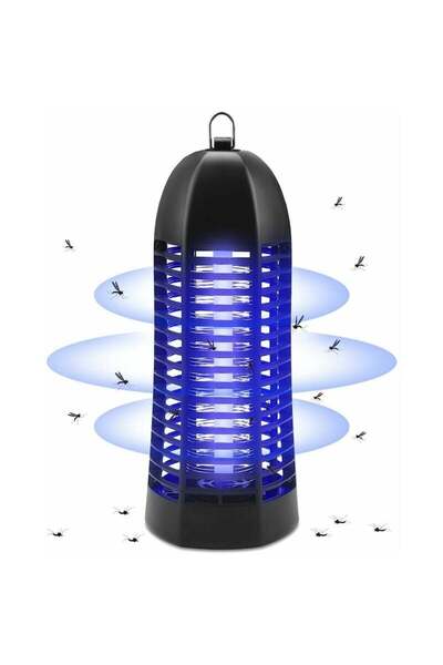 OEM Lampă UV anti-țânțari, 6W, interior, plastic, negru, 33,2x12,2 cm