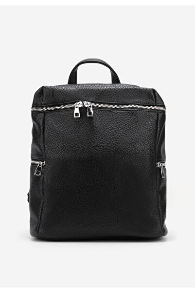 B T Shoes Čierne dámska ruksak Verdana