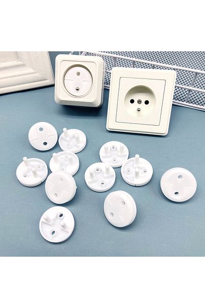 Choice White 10pcs 10Pc Outlet Covers Baby Proofing Safety Guard Protection Children Anti Electric Shock Wh