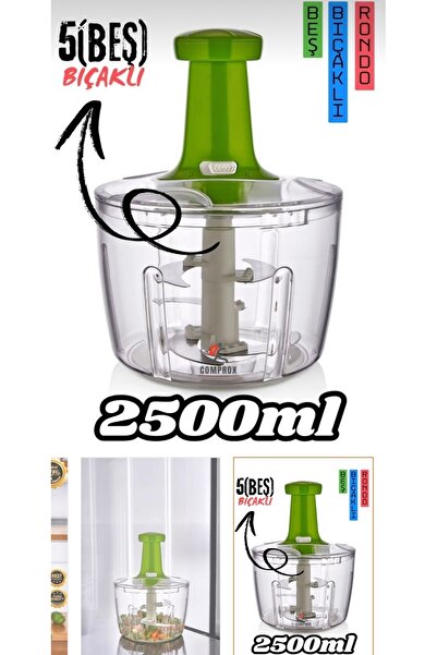 Best 2500 ml Bas Kes XL Practical Hand Chopper New Generation Chopper