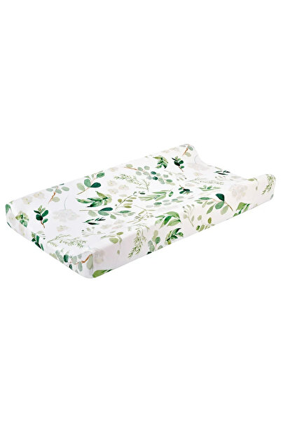 Choice أغطية طاولة تغيير حفاضات الأطفال حديثي الولادة باللون الأخضر، تصميم مط...