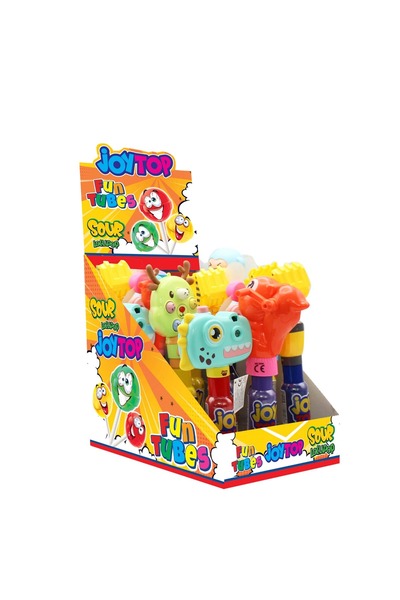 JOY TOP جوي توب فن تيوبس مصاصة 11 جرام 1 قطعة