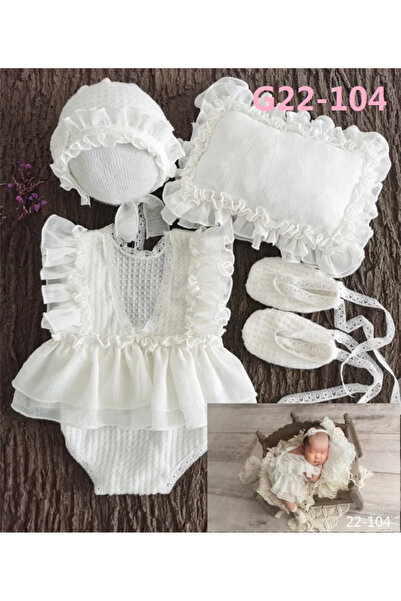 Choice 0-1 Month G22-104 Baby Newborn Photography Props Baby Girl Lace Dress Romper Bodysuits Outfit Hat H