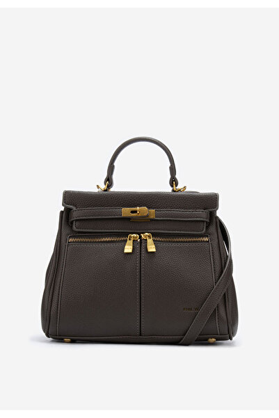 B T Shoes Hnedé kabelka do ruky Erixa