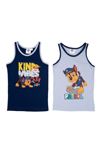PAW PATROL Set of two boys' t-shirts, multicolor, 100% cotton, 98-104 cm, King Vibes, Paw Patrol