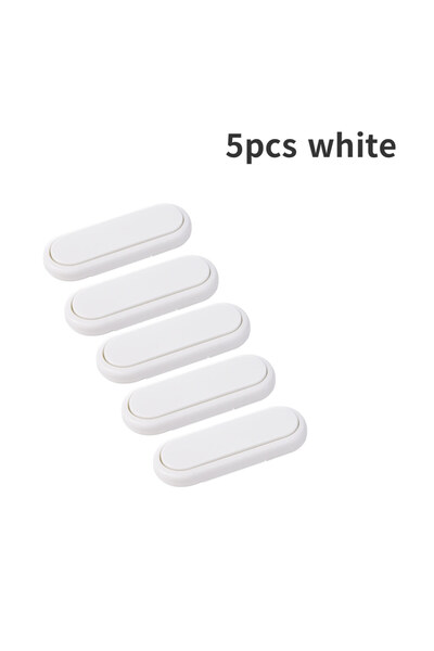 Choice WHITE 5pcs Baby Anti Pinch Hand Invisible Lock Children's Drawer Safety Latch Cabinet Door Protectio