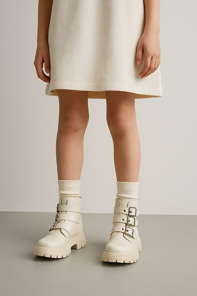 JOJO KIDS Girl's waterproof boots, cold weather resistant boots, zippered, fleece lined, non-slip sole.