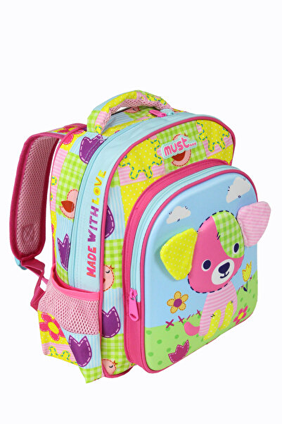 MUST 584993 Puppy Kindergarten Backpack-Green
