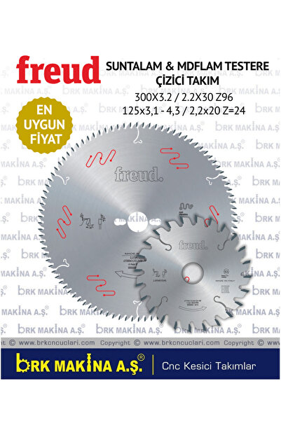 Freud MDFLAM SUNTALAM TAKIM ÇİZİCİLİ TESTERE 300X96 & 125X24