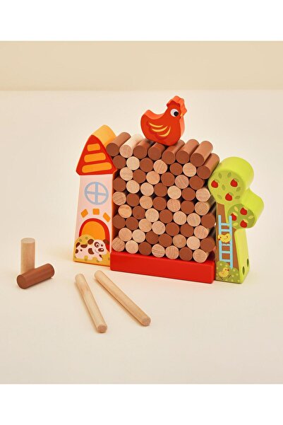 Fab N Funky Co Chick Drop, Colorful, Interactive Toy, 3 Years+, 20 x 5.6 x 20.5 cm, Multicolor - 69 Pieces