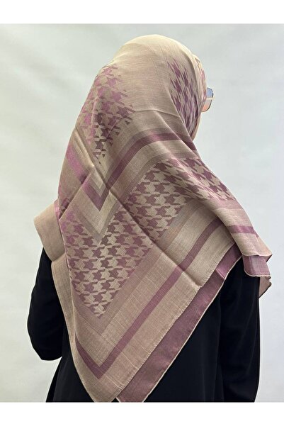 ALDAYER Φουλάρι 120 βισκόζης ζακάρ μοτίβο 2