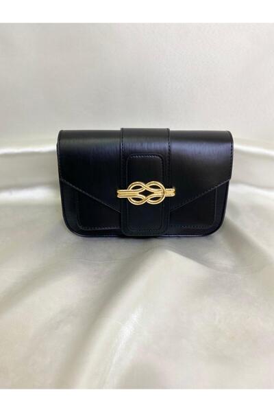 owwon Geantă de umăr din pânză cu capac dur cu detalii aurii pentru femei