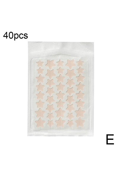 Choice3 40 قطعة من ملصقات علاج حب الشباب الملونة اللطيفة على شكل قلب ونجمة وغ...