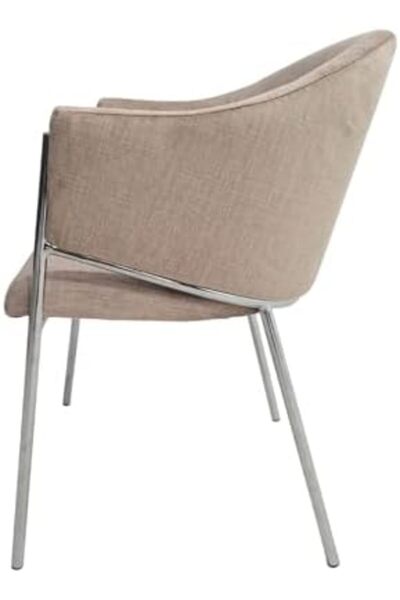 Vanity Living Modern Armchair Set of 2 With Velvet Fabric, 79.5cm Accent Dining Room Chair For Bedro