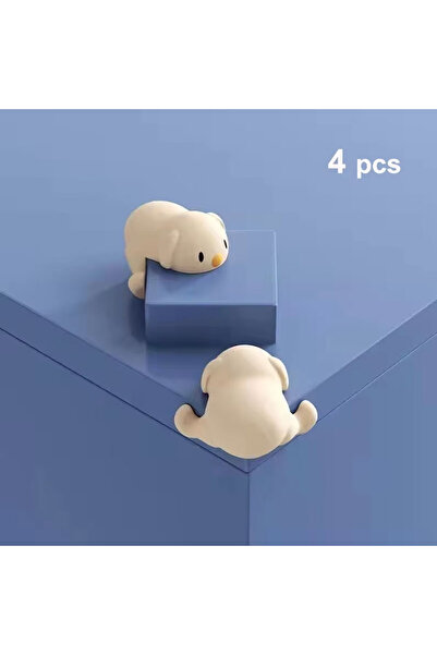 Choice beige 4 pcs 4pcs Baby Safety Puppy Table Corner Protector Safe Soft Silicone Protective Edge Cover S