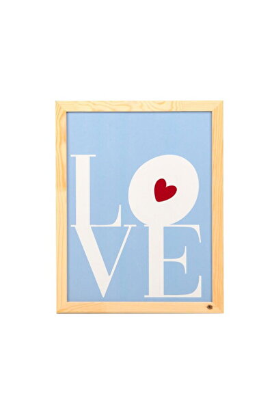 Evidea Deco Bold Hearts Wall Panel - Blue - 30X40 cm