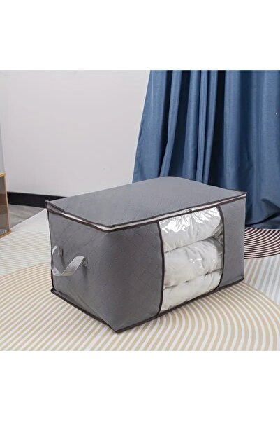 Textia Home 3li gri yorgan hurçu 50x70x40