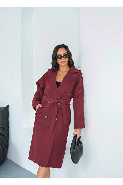 unika boutique Γυναικεία καμπαρντίνα premium με κουμπιά
