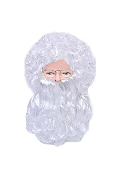 OEM Santa Claus Wig, Beard and Glasses Set