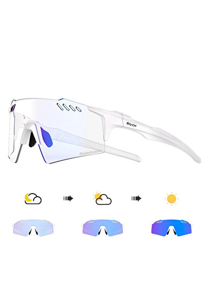 Choice نظارات شمسية رياضية للجري للرجال بعدسات فوتوكرومية BL-04 SCVCN UV400 ف...