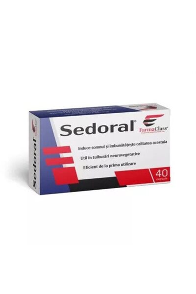 FarmaClass Sedoral, 40 capsule, Clasa Farmaceutică