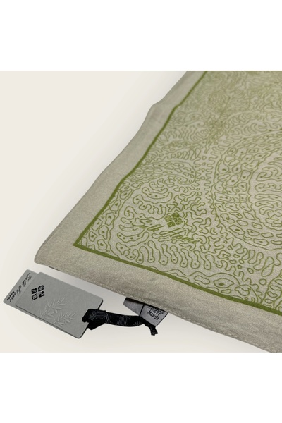 Silk Home Mayda Shawl - Mink-Green
