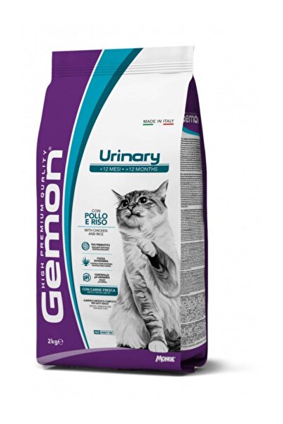 Monge Gemon Urinary Cat - Hrana uscata completa - Pui si Orez - 2kg