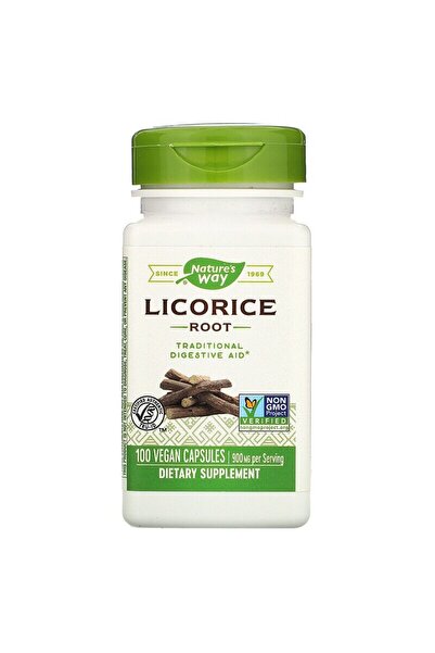 Secom Supliment alimentar cu lemn dulce (lemn dulce) 450 mg, Nature's Way, 100 capsule