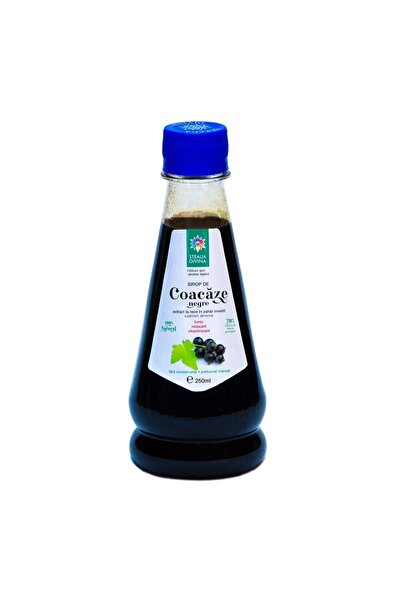 Santo Raphael Sirop de coacăze negre presat la rece, 250ml, Steaua Divina