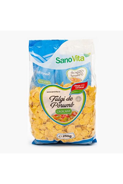 Sano Vita Τραγανές νιφάδες καλαμποκιού Sano Vita, 250 γρ.