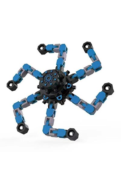 Choice لعبة سبينر الإصبع الزرقاء قطعة واحدة قابلة للتشوه لتخفيف التوتر ومناسبة للأطفال والكبار