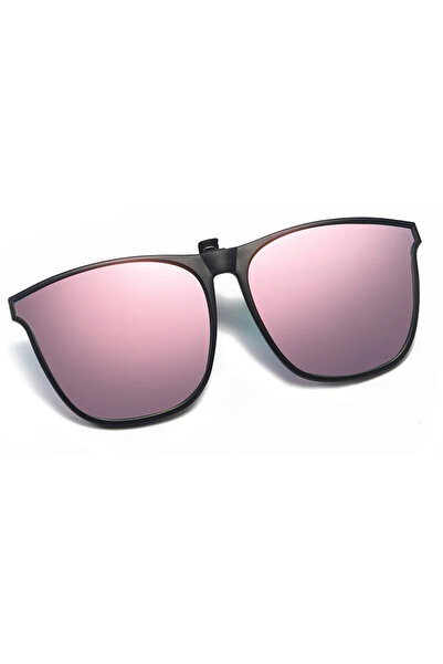 Choice نظارات شمسية ساكورا باودر عصرية مستقطبة مضادة للتوهج، مزودة بمشبك للسا...