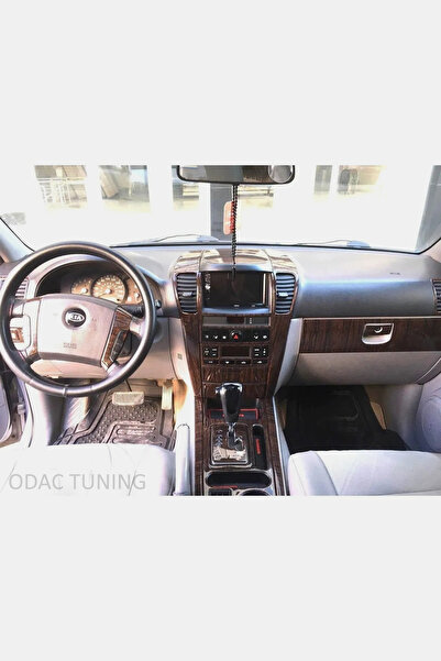 ODAC TUNING Sorento 2004-2006 Koyu Meşe Konsol Kaplama Trim Maun Kaplama Full...