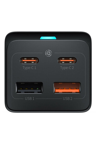 Baseus Power Strip Shuko, GaN3 Pro charger 65W Baseus, black