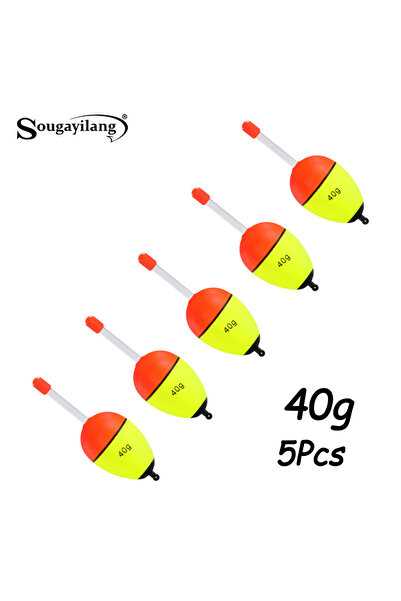Choice 40 جرام 5 قطع Sougayilang 5 قطع عوامة صيد ضوء ليلي مع شريط مزدوج EVA ع...
