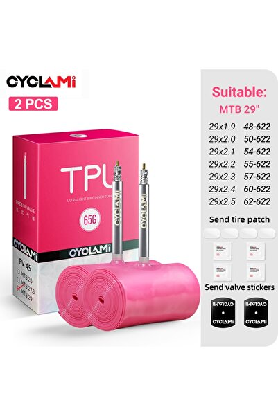 Choice صمام بريستا MTB29 45 مم قطعتين من 1 إلى 4 قطع أنبوب داخلي خفيف الوزن للدراجة الجبلية مقاس 26 27.5 29 بوصة مصنوع من مادة TPU Ti