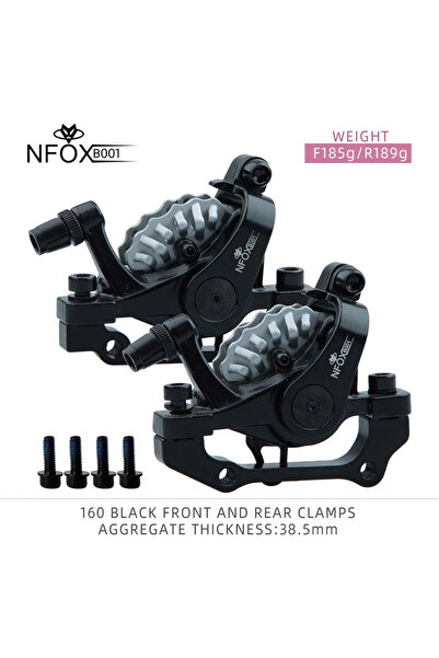 Choice B001 فرامل سوداء ZOOM DB680 فرامل قرص دراجة جبلية ميكانيكية مكبس مزدوج...