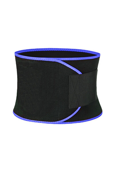 Choice حزام دعم الخصر الرياضي BLUE Sweat Burst، شكل متين للجري، خصر، بطن، حرق...