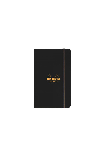 Rhodia Carnet nedatat A5+, Unlimited, Negru