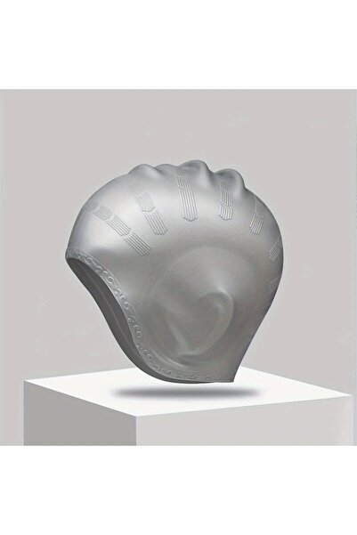 Choice قبعة سباحة متينة من السيليكون من Silvery DIZETION مع جيوب للأذن للبالغ...