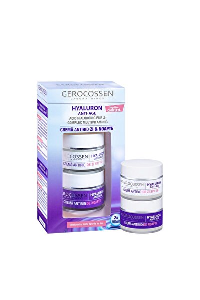 GEROCOSSEN Hyaluron Anti-Wrinkle Day Cream 50 ml and Night Cream 50 ml Package