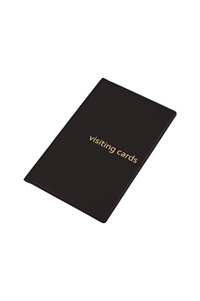 Panta Plast Mapa pentru 60 carti de vizita, Negru