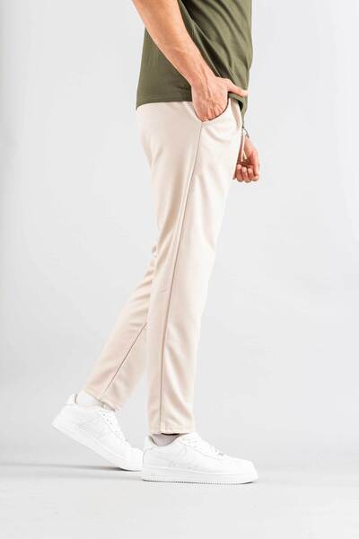 bombe Men's Slim Fit Jogger Pants with Elastic Waist