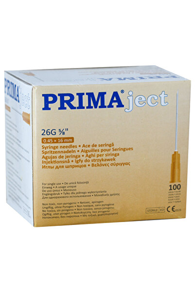 Vetro Design Syringe Needles 26G, BROWN, 100pcs