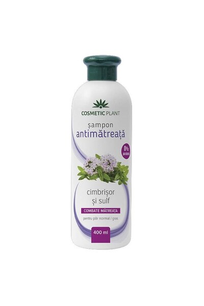 Cosmetic Plant Anti-Dandruff Shampoo with Thyme and Sulfur 400ml Cosmetic Plant