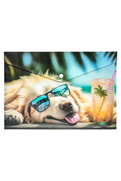 Panta Plast Εξατομικευμένος φάκελος με κουμπί A4 PP Panta Plast